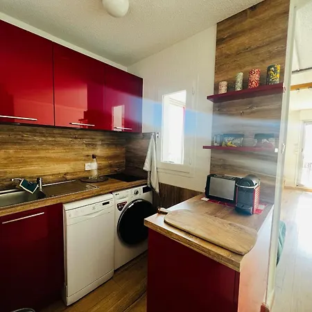 Apartman T2 A Avec Terrasse, Barbecue, Parking Et Climatisation - Fr-1-309-393 *